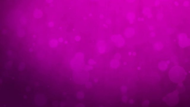 Abstract pink background with floating particles. Seamlessly loopable animation.