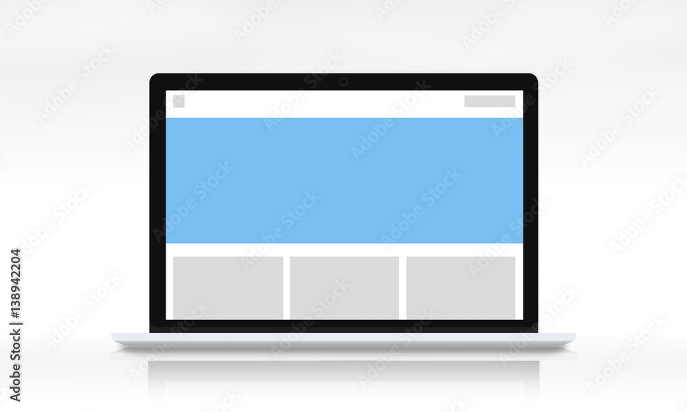 Poster template badge layout mock-up visual blank concept