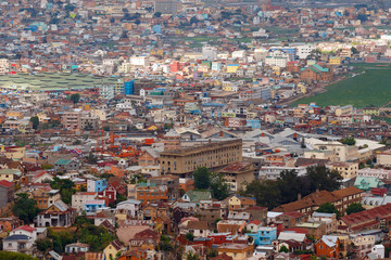 central Antananarivo cityscape, Tana, capital of Madagascar
