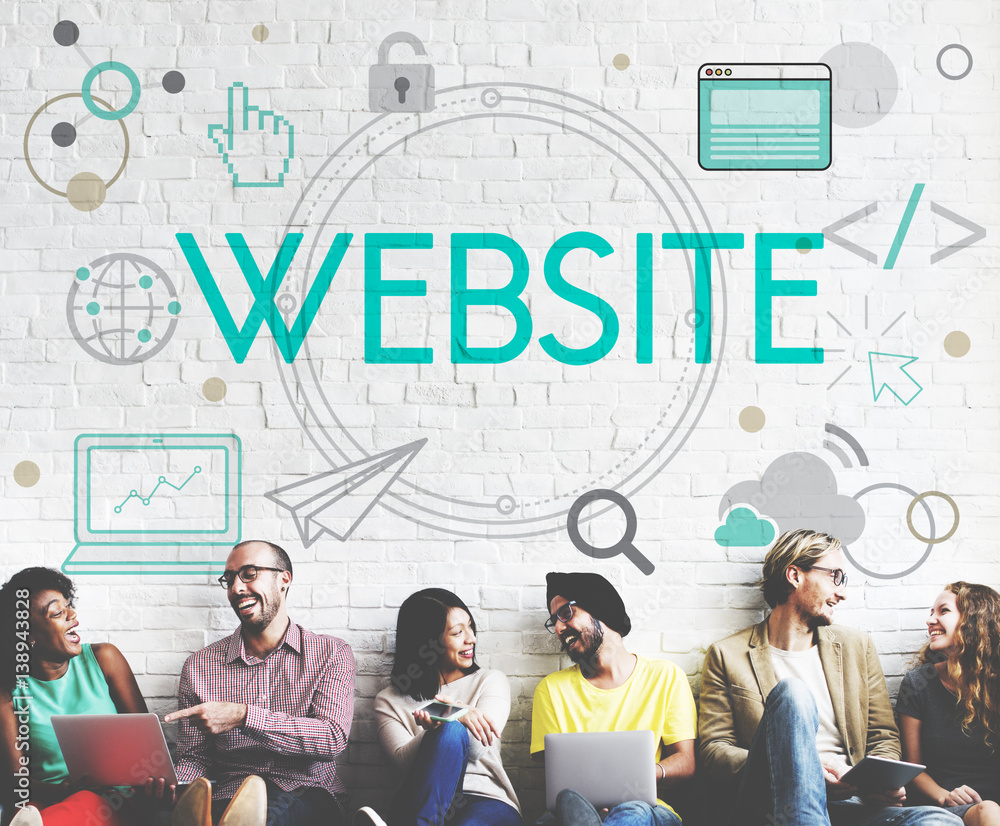 Poster website browser technology internet connection
