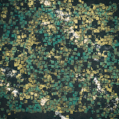 Abstract Paint Chips Urban Blue