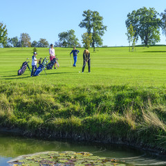 Flight mit Jugendlichen auf dem Golfplatz