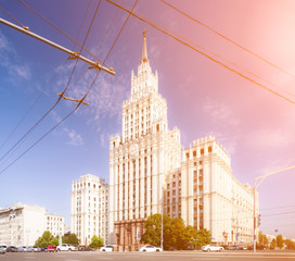 Red Gate Building in Moscow