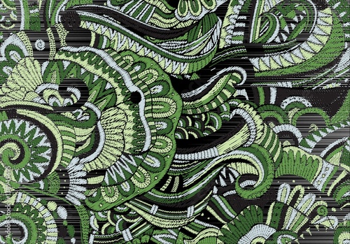 "Backgrounds consisting of abstract patterns.Vector" Stock image and