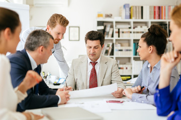 Business people discussing future plans