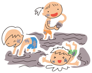 どろんこ遊び