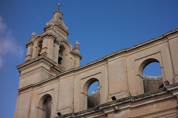 Fototapeta na wymiar Cathedral of Mdina