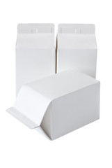 Three Milk Boxes per half liter on White