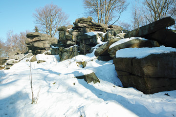 Fototapeta premium Hochstein in winter