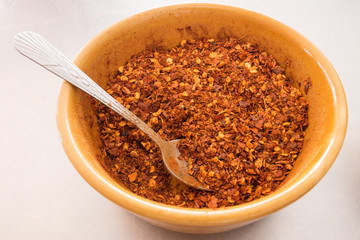 Close up of thai cayenne pepper.