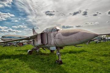 Old military aircraft