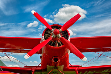 Old military aircraft