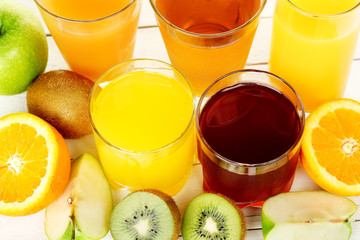 juice and fruit