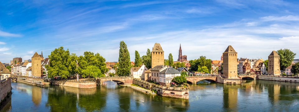 Gedeckten Br&uuml;cken (Ponts couverts), Strassburg 