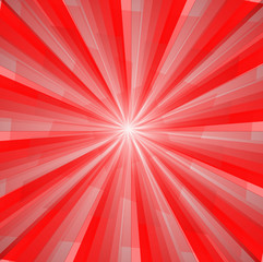 абстрактный фон  в красных тонах  в виде лучей  и свечения        