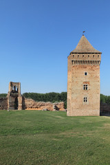 Fototapeta na wymiar Bac, medieval fortress, Serbia, Vojvodina built in 14th century, destroyed in 18th