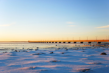 Winter view at the bridge © Birgitta