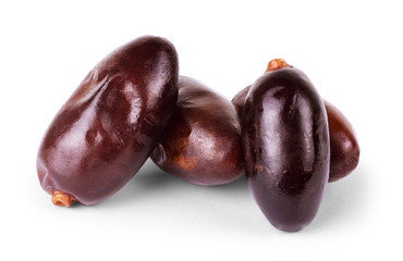 Obraz premium fruit dates on a white background