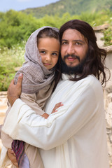 Jesus loving little children