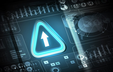 User digital display . Mixed media