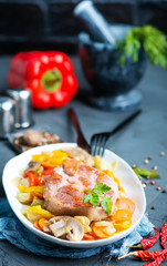 vegetables with meat
