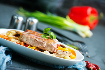 vegetables with meat