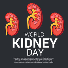 Obraz premium world kidney day