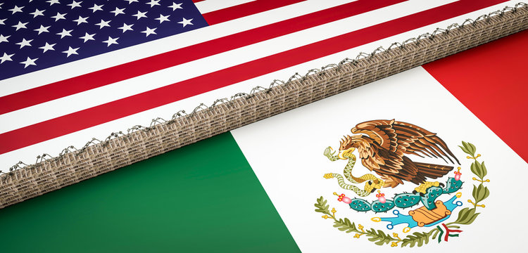 Mauer zwischen USA und Mexiko