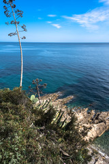 The coast of Sanremo, Italy