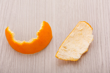 peel of navel orange