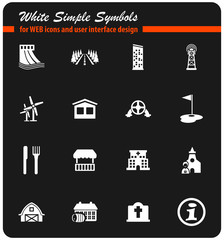 infrastructure icon set