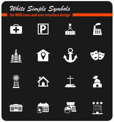 infrastructure icon set