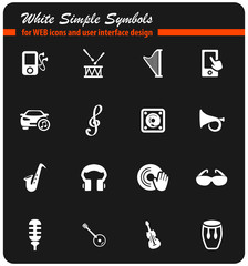 music icon set