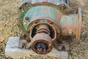 Old rusty gears and cogs