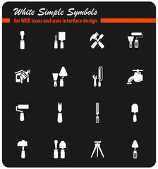 work tools icon set