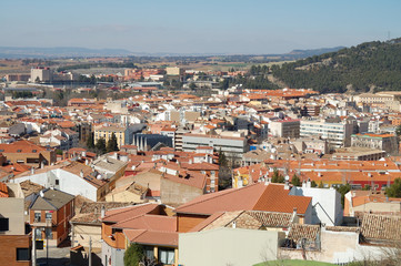 Fototapeta na wymiar Vista de la ciudad de Cuenca
