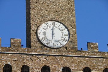 Fototapeta na wymiar The Old Palace (Palazzo Vecchio or Palazzo della Signoria), Florence, Italy