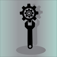 Service icon.Tool