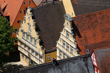 Giebelhäuser in Nördlingen
