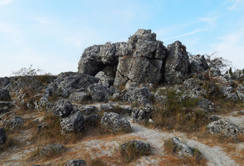 Fototapeta na wymiar Unusual rocks landscape