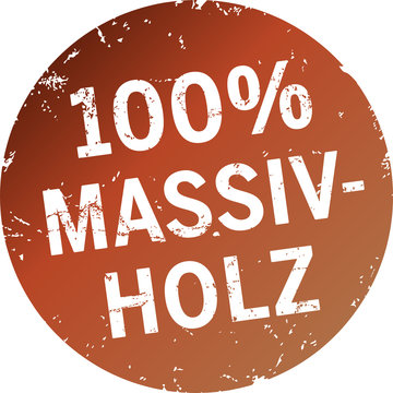 Button 100% Massivholz

