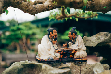 Vietnamese statue decorations