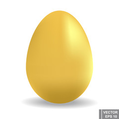 Egg. Happy easter. Isolated on white background. For your design.