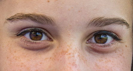 Fototapeta premium beautiful female eye 