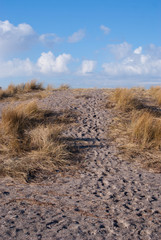 Fußspuren im Sand