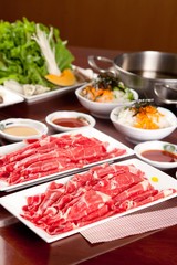  shabu-shabu with beef