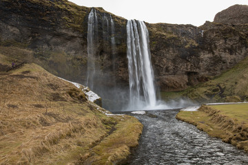 Obraz premium Cascade d'eau en Islande