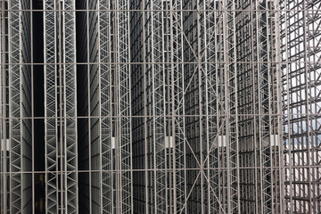 Automatic High Rack Storage System under Construction
