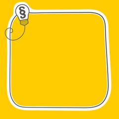 Hand written text box for your text and paragraph