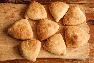 pies baked in the oven